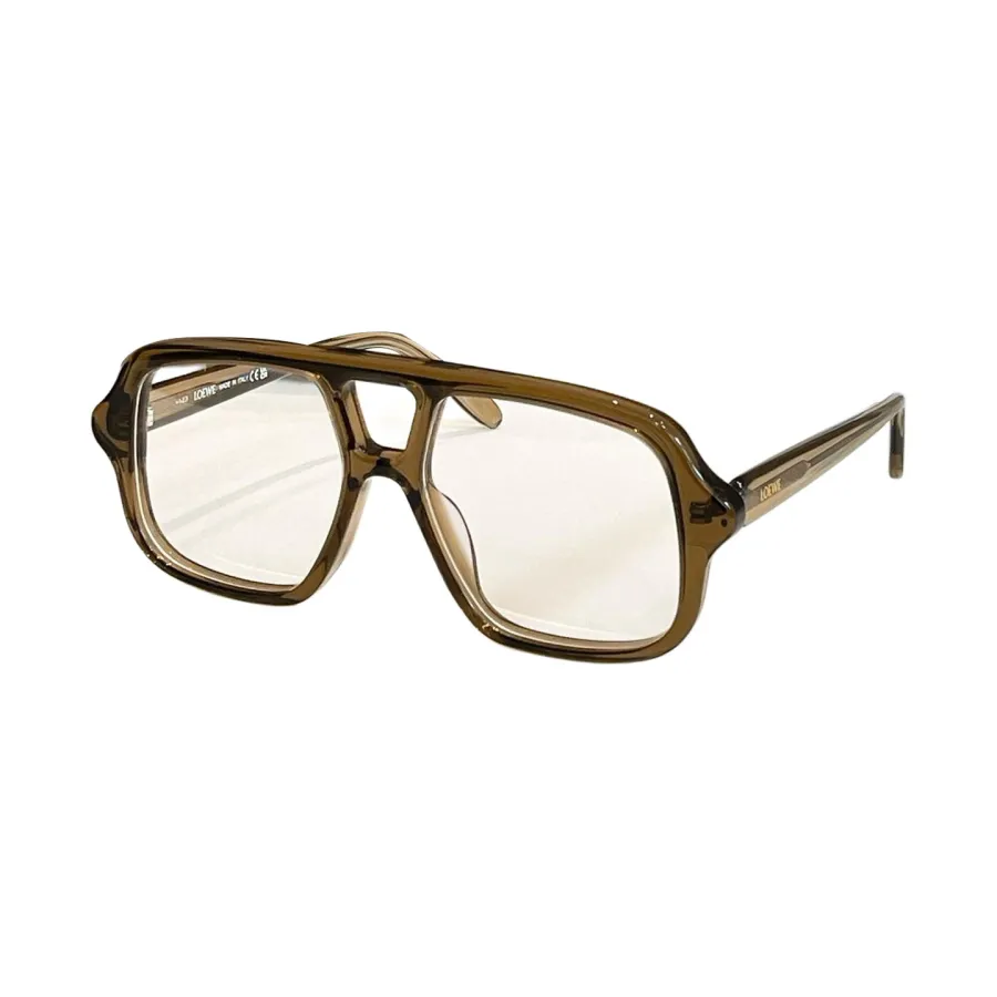 Loewe Pilot glasses black/tawny/leopard/brown/transparent color Size 54口14-140