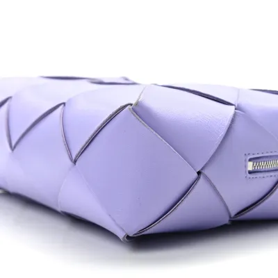 Bottega Veneta Bubble Wrap Mini Pouch Metallic Gold Fabric