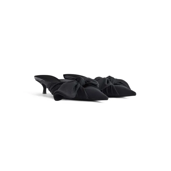 BALENCIAGA KNIFE KNOT 40mm Muller shoes black low-heeled slippers - Image 2