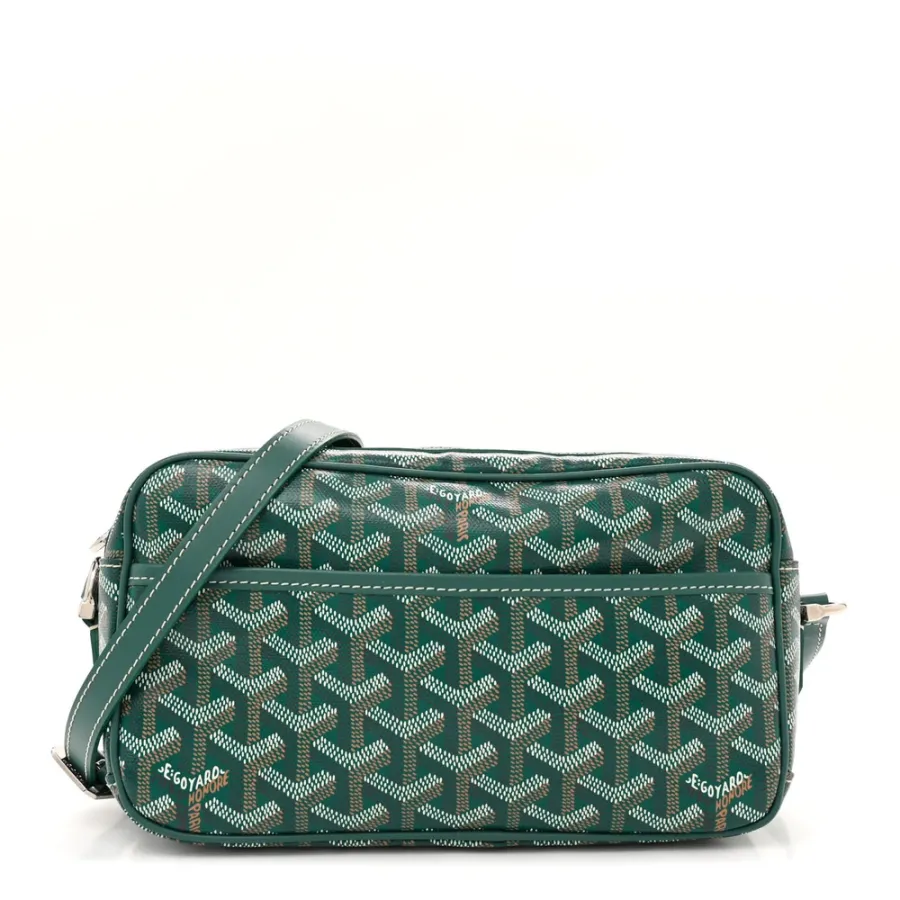 Goyard Sac Cap Vert Bag PM Green Goyardine Canvas