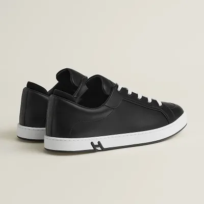 HERMES Kid Sneakers Black Sports Shoes