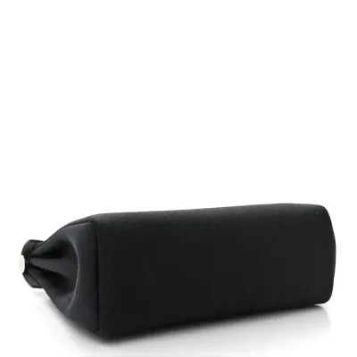 Hermès Herbag Zip PM 31 Black Military Toile & Vache Hunter Leather Palladium Silver Hardware