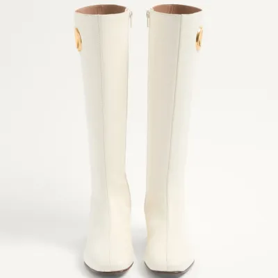 VALENTINO VLOGO SIGNATURE Sheepskin boots (heel 2 cm high)