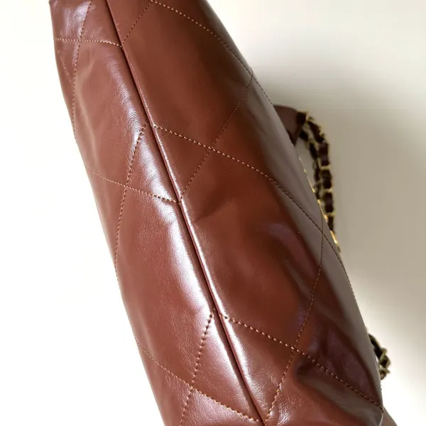 Chanel 22bags Brown Earth Color / Apricot Color Shoulder Bags - Image 4