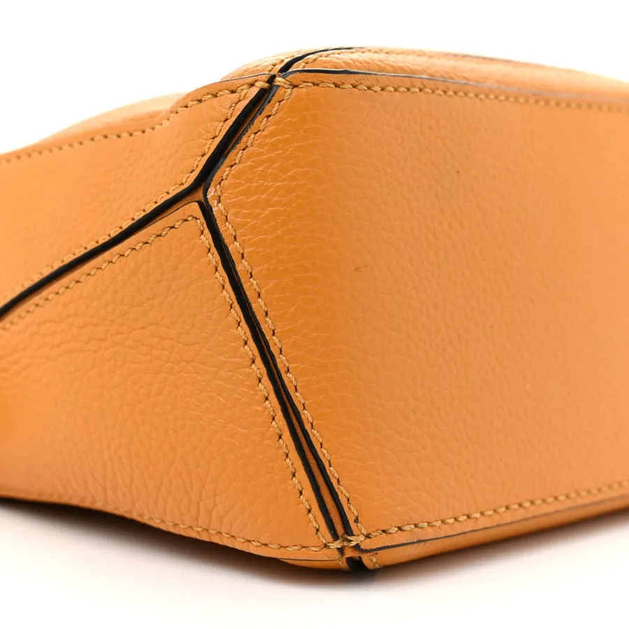 Loewe Puzzle Bag Mini Narcissus Yellow Calfskin Leather