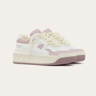 VALENTINO ONE STUD XL Women's sheepskin sneakers