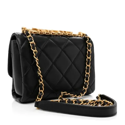 Mini Flap Bag |  Quality Handbags Quilted Lambskin Leather Shoulder Bags