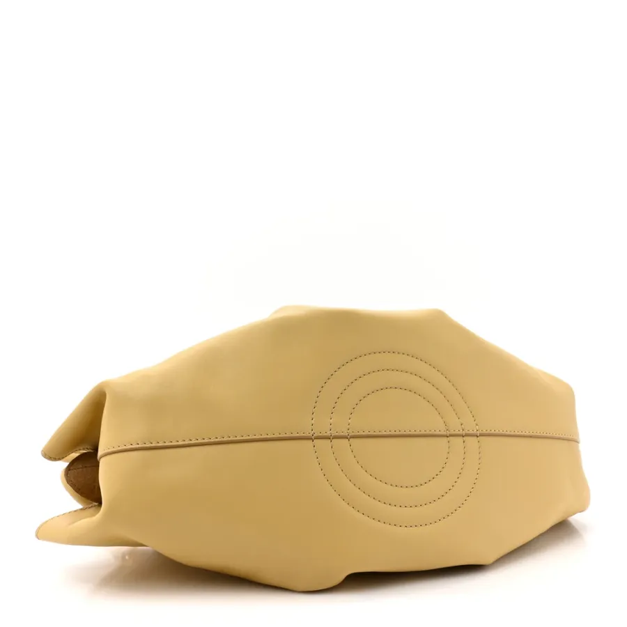 Loewe Paseo Bag Small Dark Butter Shiny Nappa Calfskin Leather