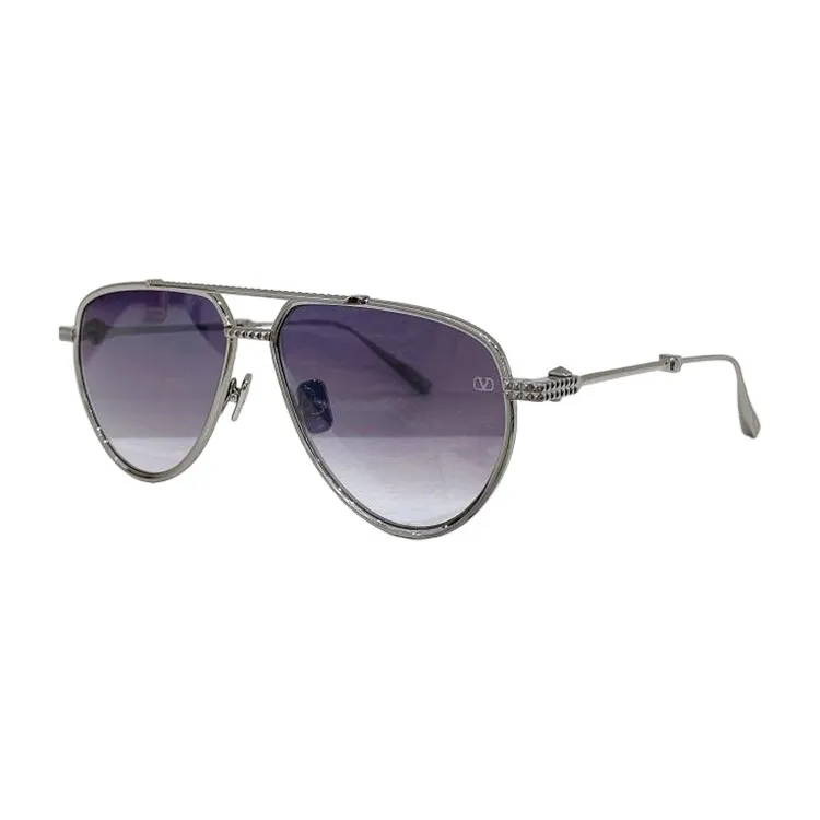 Valentino Pilot glasses black gold/brown/purple gold/purple silver/green/red color Size 59口14-145