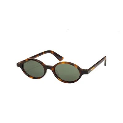 Bottega Veneta Oval glasses brown leopard/green leopard/black leopard/black/orange black/red/transparent black/transparent leopard/pink color Size 49口21-145