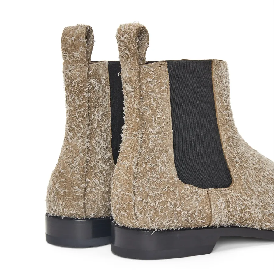 LOEWE Matte suede Campo Chelsea boots