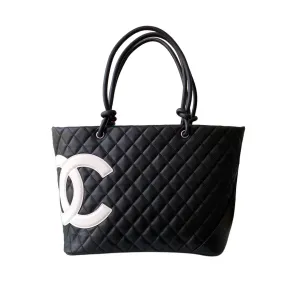Chanel Black Basket Tote Bags / Shoulder Bags