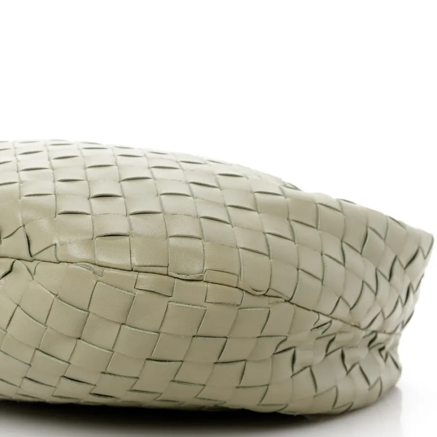 Bottega Veneta Maxi Teen Intrecciato Jodie Hobo Travertine Nappa Leather