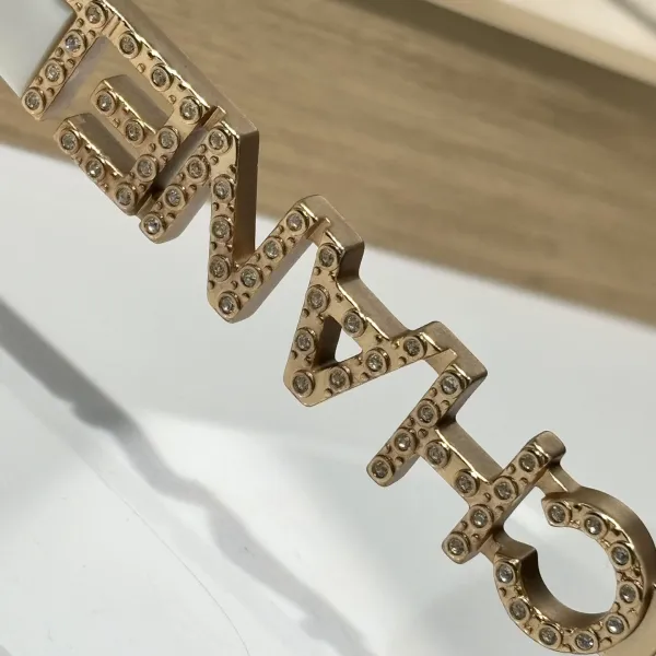 CHANEL square frame glasses white color SIZE 53-17-140 - Image 8