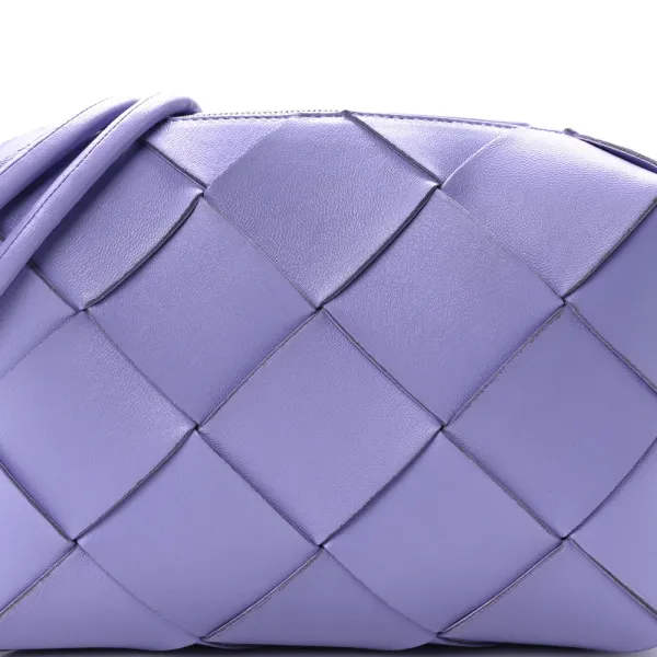 Bottega Veneta Bubble Wrap Mini Pouch Metallic Gold Fabric - Image 8