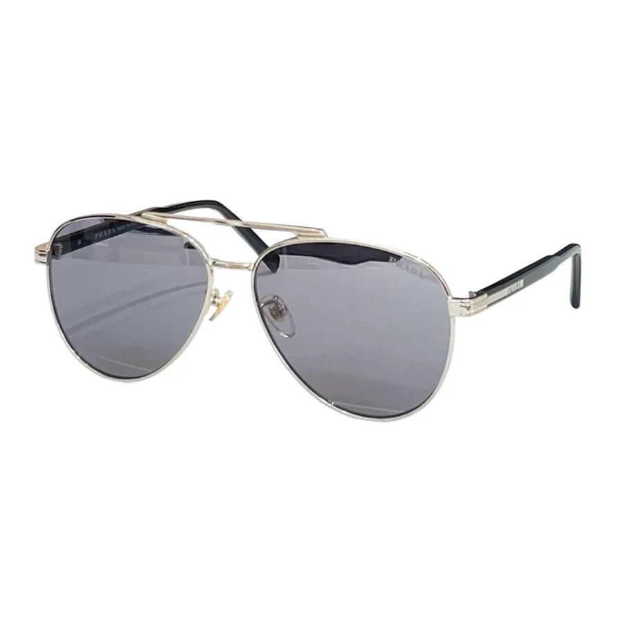 Prada Aviator glasses gold/black/silver/brown/cyan color Size 61口15-145