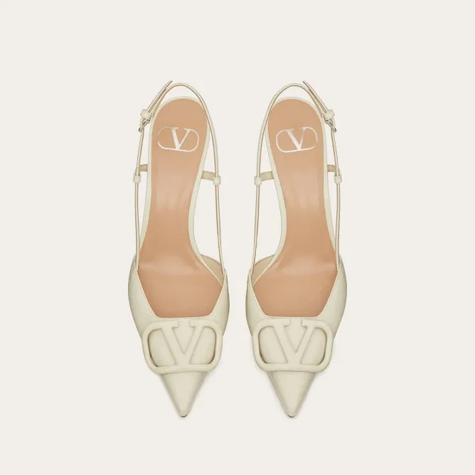 VALENTINO Patent leather strappy heels (8cm high heel)