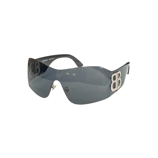 Balenciaga Mask glasses silver/brown/black/black silver/black gold color Size 58口18-140 - Image 4