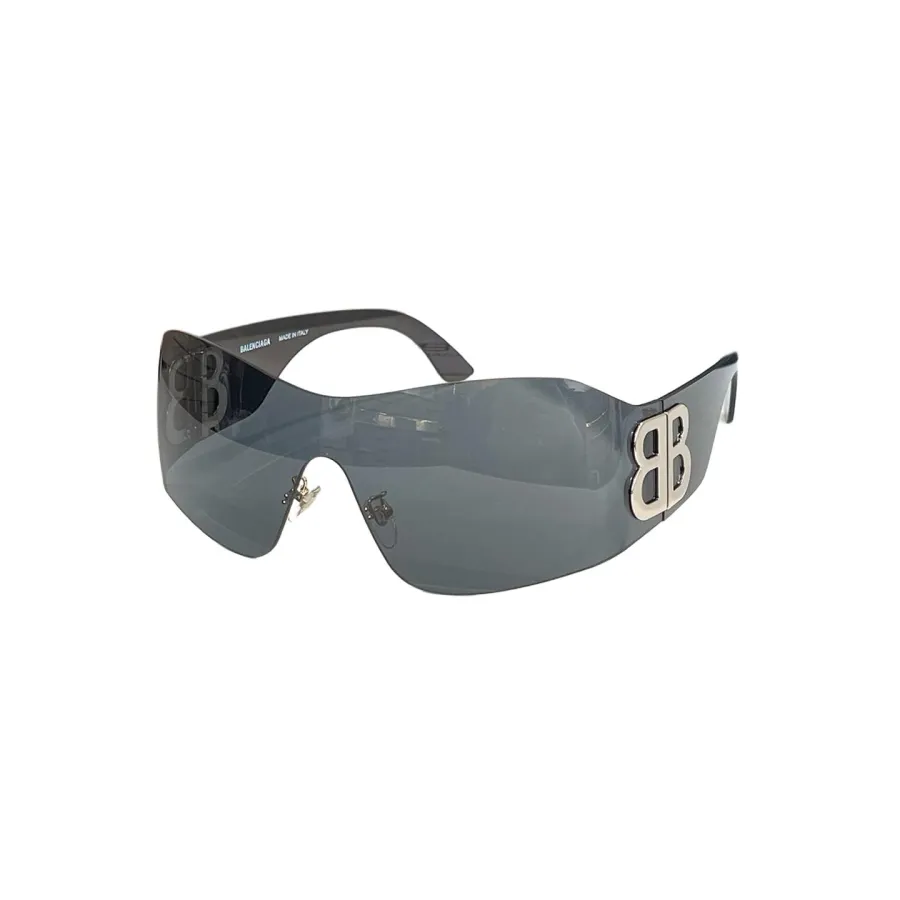 Balenciaga Mask glasses silver/brown/black/black silver/black gold color Size 58口18-140