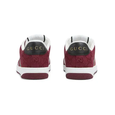 Gucci Screener series women's sports shoes red Sneakers