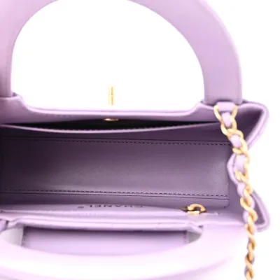 Grade Designer Handbag | Quilted Nano Lilac