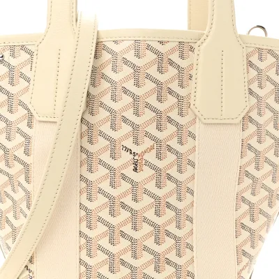 Goyard Belharra Tote PM Sand Goyardine Canvas