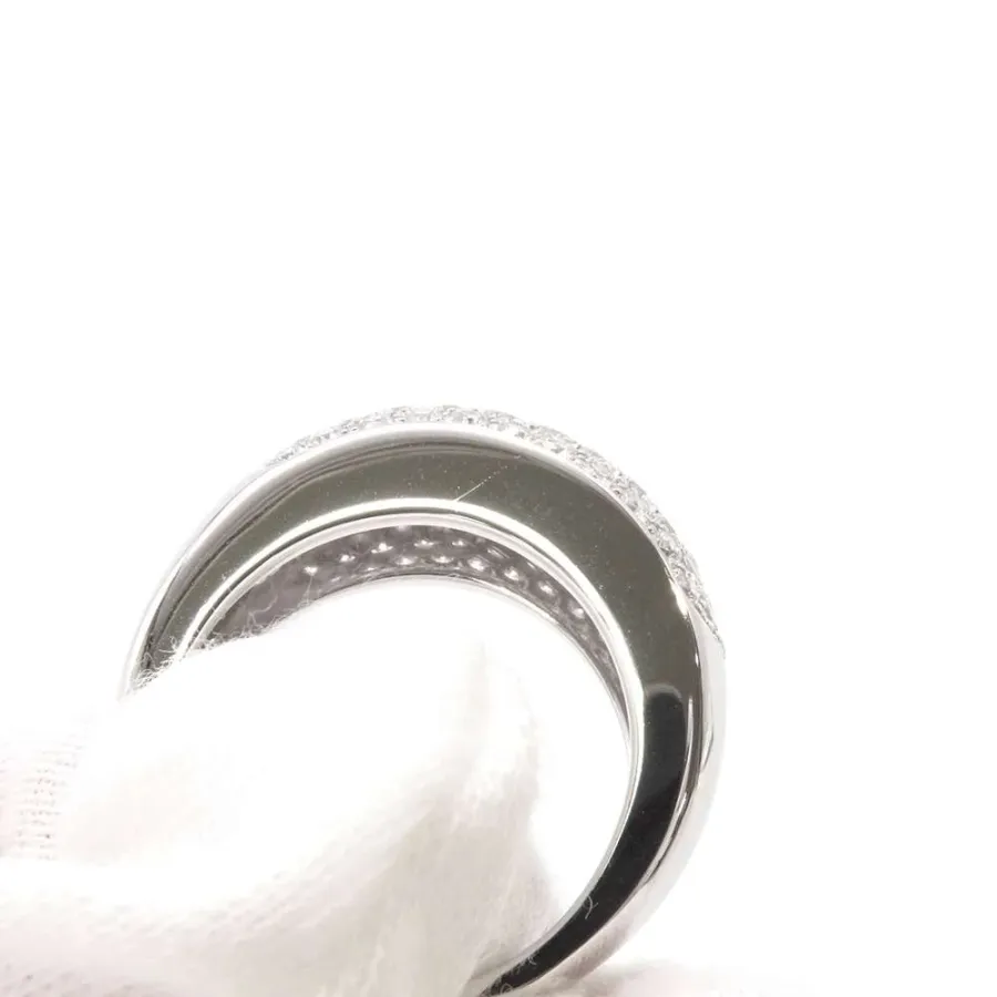 Van Cleef & Arpels Evolution Pave Diamond Ring Size Approximately No. 16