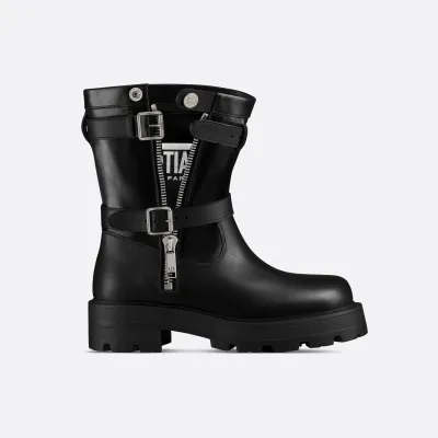 Dior black ankle boots