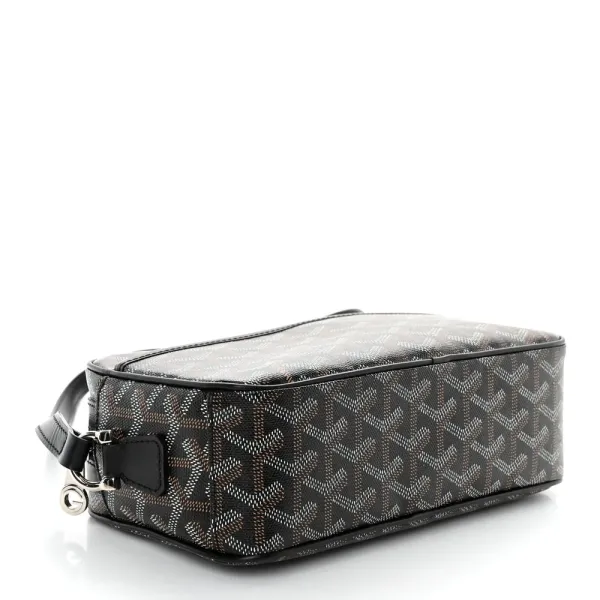 Goyard Sac Cap Vert PM Black Goyardine Canvas Silver Hardware - Image 6