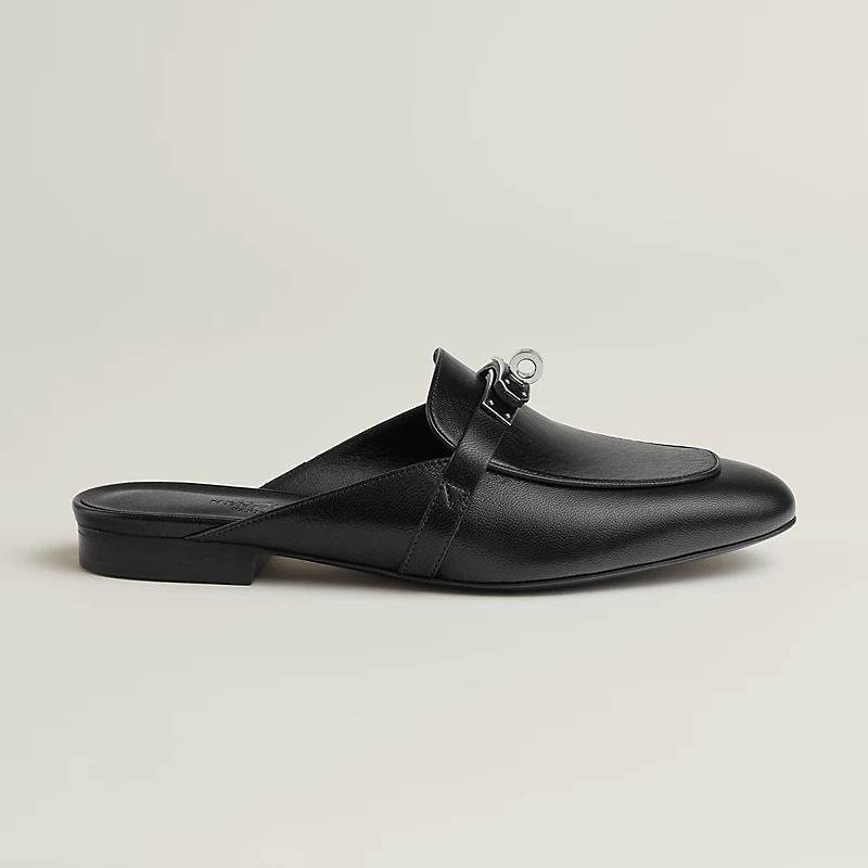 HERMES Oz Mule chinelo preto