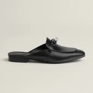 HERMES Oz Mule black Slippers