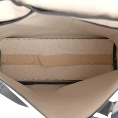 Goyard Medium Capetien Messenger Bag Grey Goyardine Canvas