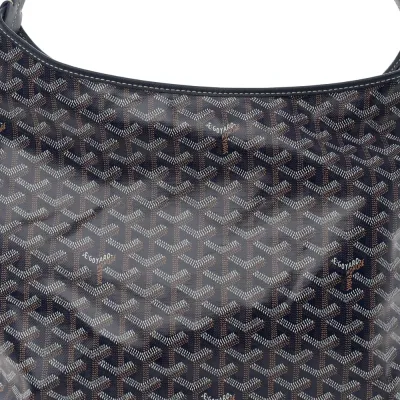 Goyard Boheme Hobo PM Navy Blue Goyardine Canvas