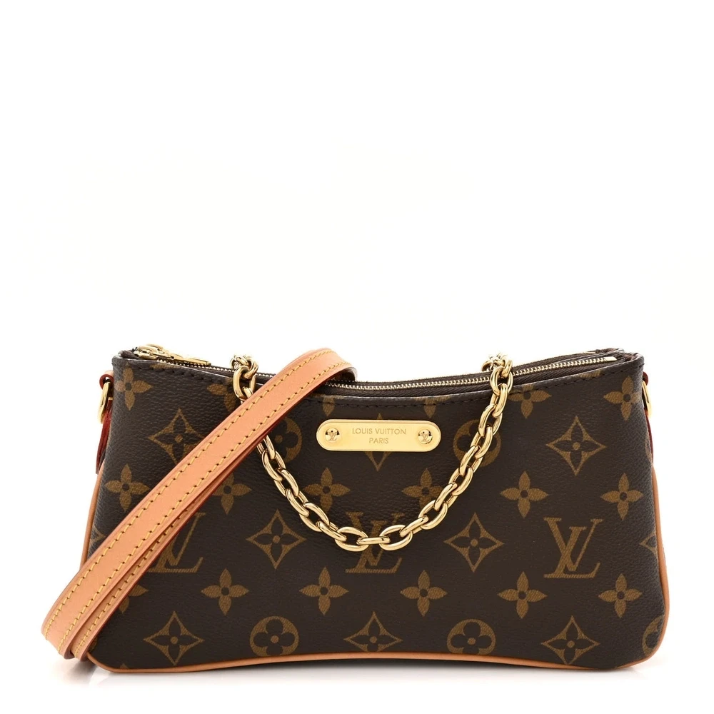 Louis Vuitton Ivy Wallet On Chain PM Monogram Canvas Hardware Dourado