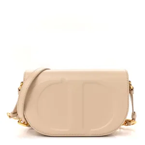Dior Medium CD Signature Flap Crossbody Caramel Beige Calfskin Leather Gold Hardware