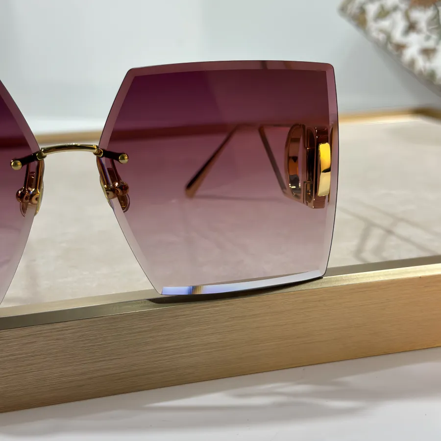 DIOR 30 MONTAIGNE square frame glasses burgundy/purple silver/black color Size 64口14-135
