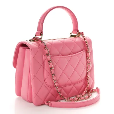 Grade Handbags | Pink Chanel Trendy CC Flap Bag