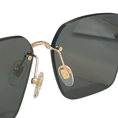 Gucci square frame glasses black/leopard brown/red color Size 60口15-145