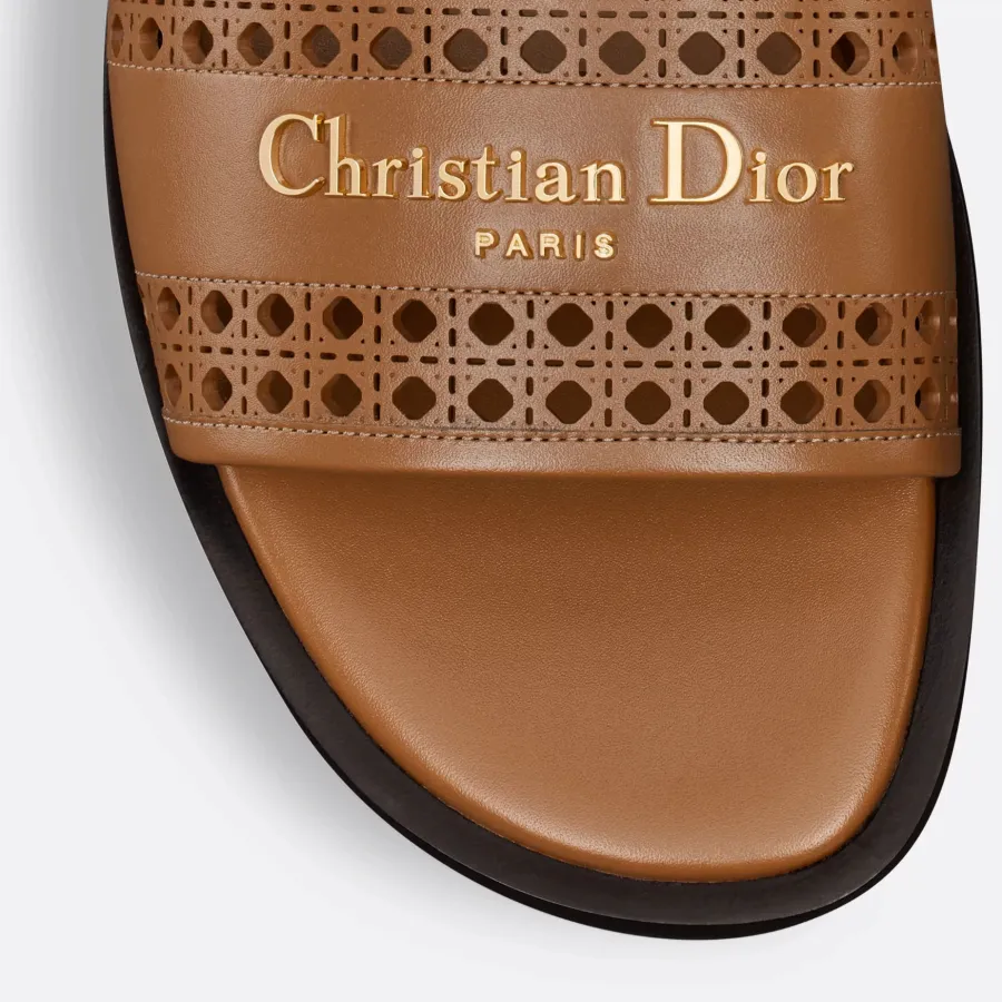 Dior brown flat slippers