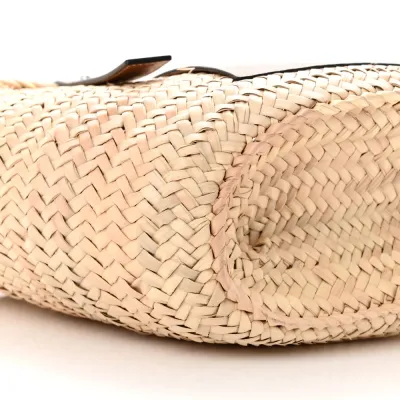 Loewe Basket Tote Bag Small Natural/Tan Raffia
