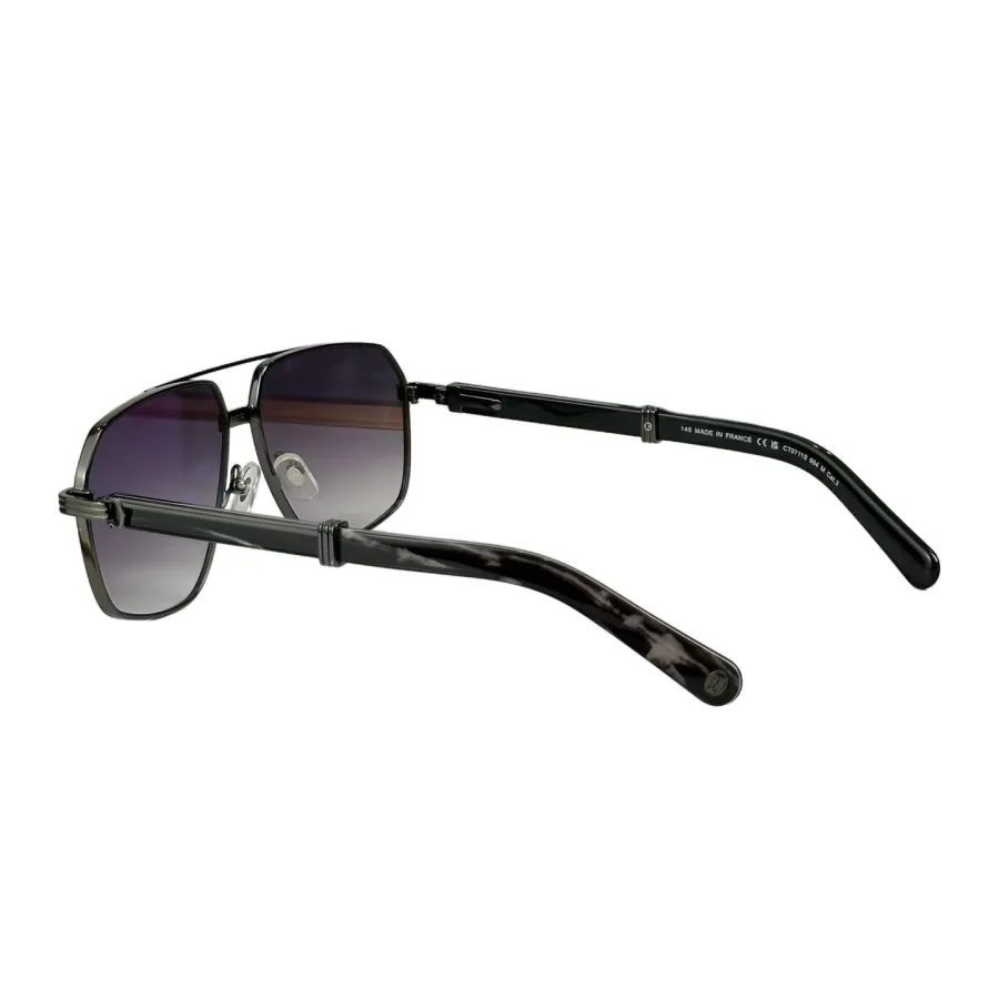 Cartier Pilot glasses black camouflage/black gold/brown gold/grey silver/green gold/black silver/white gold color Size 61口12 -145