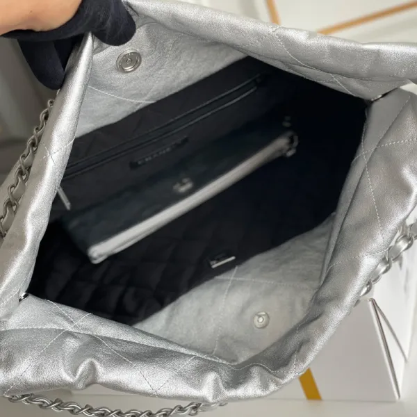 Chanel 22bags Silver / Grey Shoulder Bags - Image 8