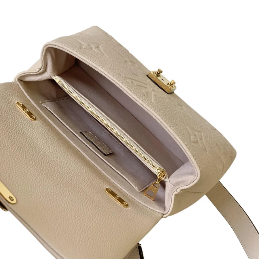 Louis Vuitton Madeleine Creme Beige/Khaki White/Black With Gold Hardware