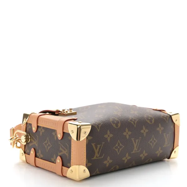 Louis Vuitton Side Trunk MM Monogram Canvas Gold Hardware - Image 6