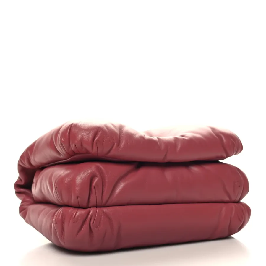 Loewe Goya Puffer Bag Medium Plumrose Lambskin Leather Gold Hardware