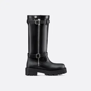 Dior black long boots
