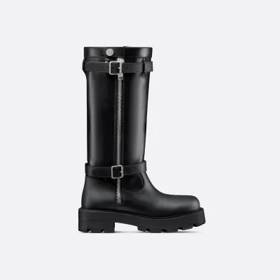 Dior black long boots