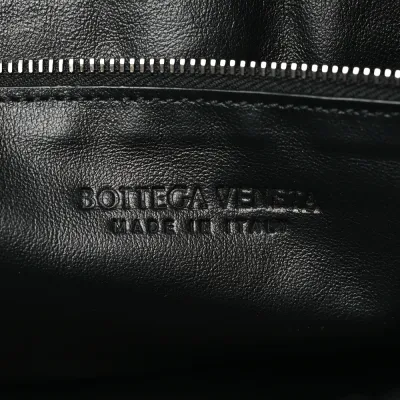 Bottega Veneta Small Intrecciato Jodie Black Nappa Leather