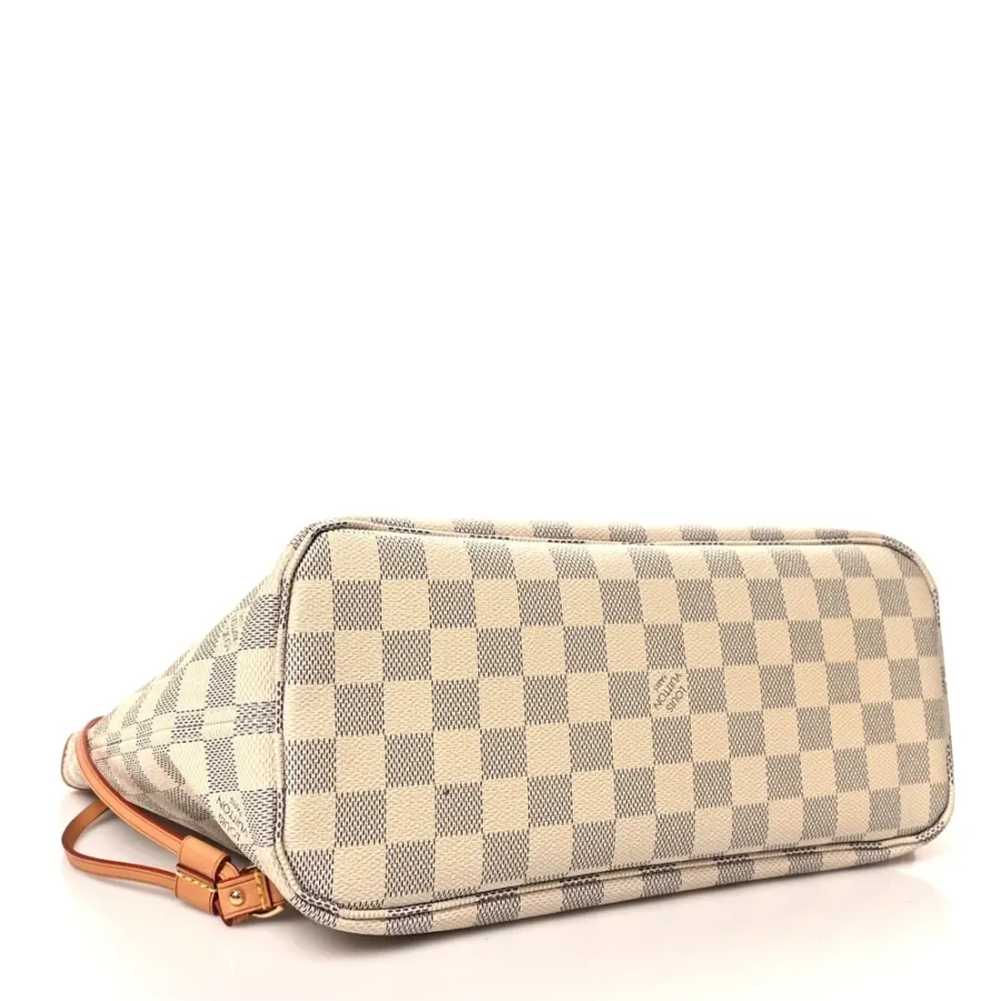 Louis Vuitton Neo Neverfull PM Damier Azur Canvas Beige Interior Gold Hardware