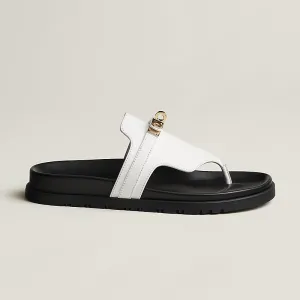 HERMES Empire white Slippers